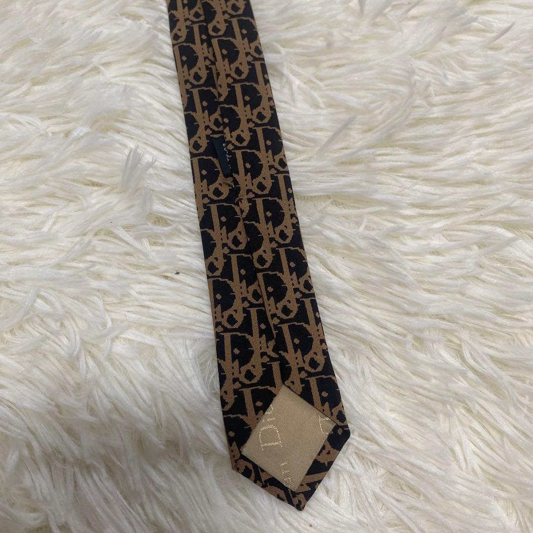 Christian Dior ネクタイ トロッター柄 シルク100% ディオール