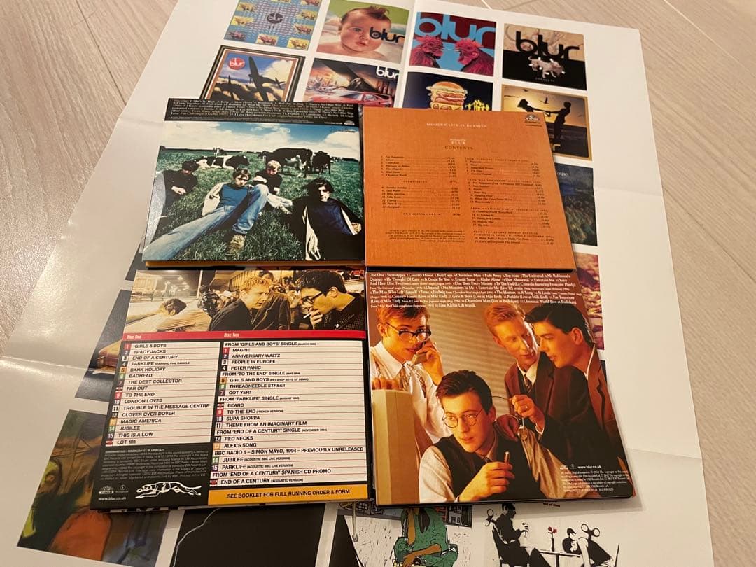 【廃盤】BLUR 21 BOX(CD. 7inch(レコード). DVD)
