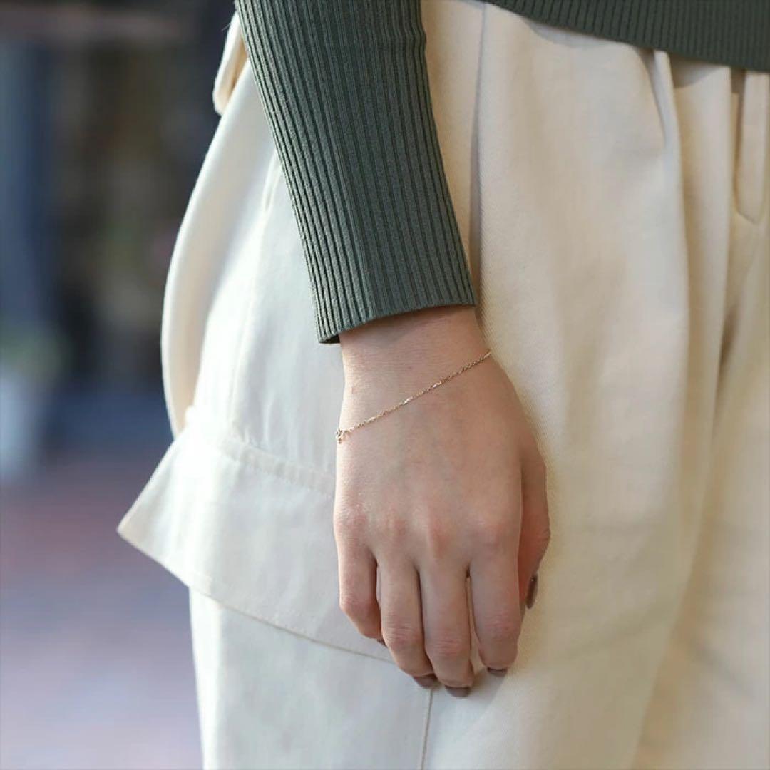 シンパシーオブソウル ブレスレット ステイバイミーブレスレット K10YG