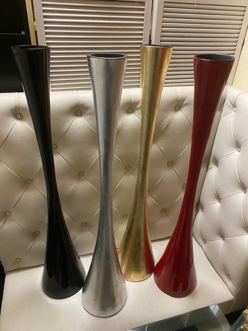 陶器 漆塗♦️高級 フラワーベース♦️送料込♦️インテリアに♦️魔除け 運気 商売上昇