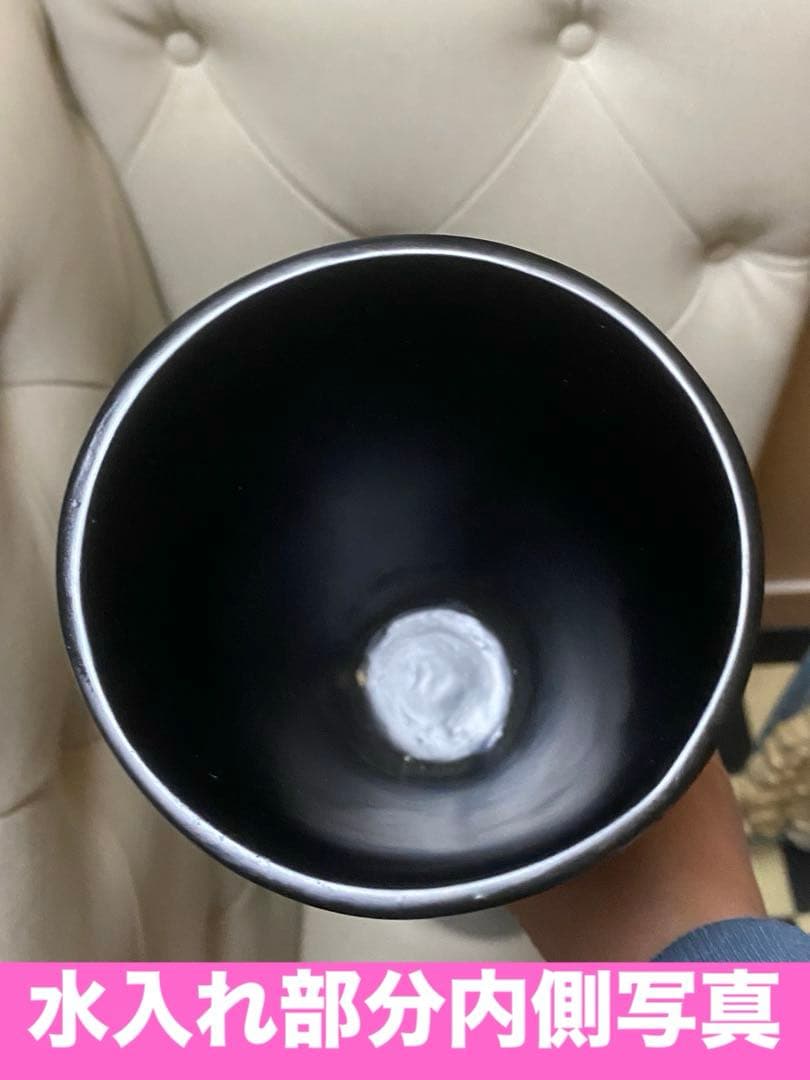 陶器 漆塗♦️高級 フラワーベース♦️送料込♦️インテリアに♦️魔除け 運気 商売上昇