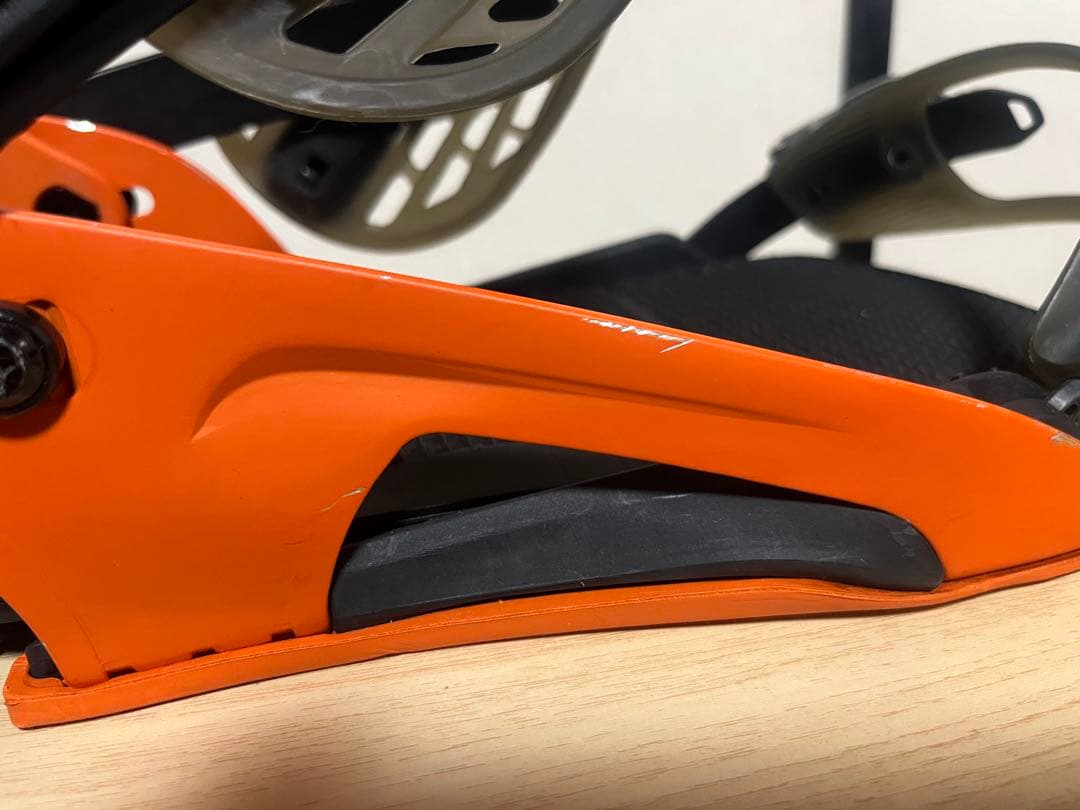 ROME CRUX 19-20スノーボードビンディング オレンジ　Ｌサイズ