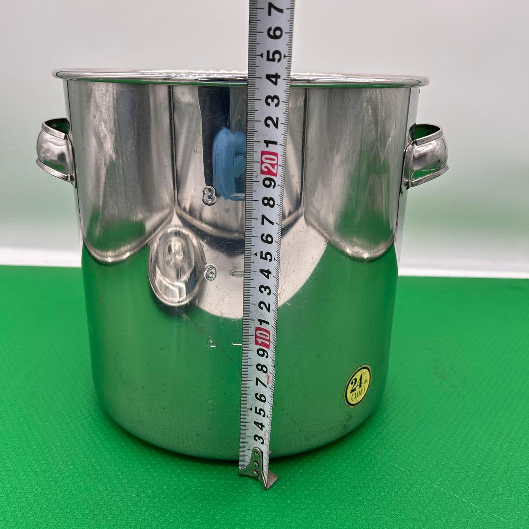 寸胴鍋　キッチンポット　33 24 セット　ステンレス　28ℓ 10ℓ