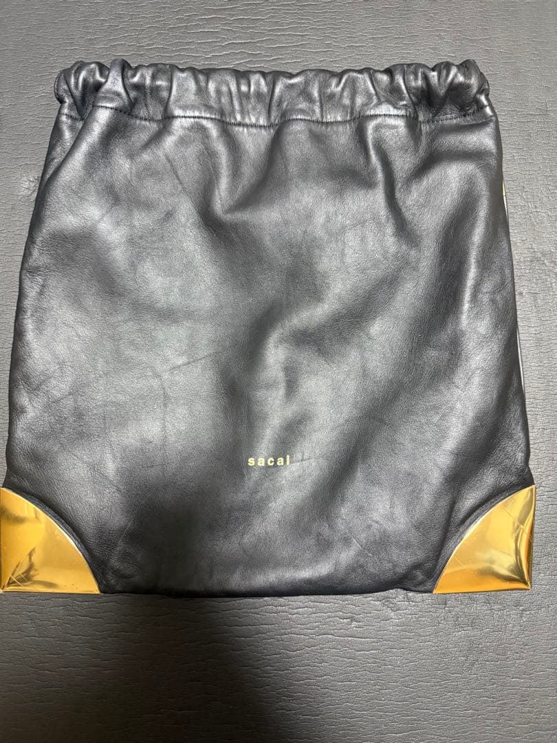 sacai トートバッグ　レザー　サカイ　ハンドバッグ