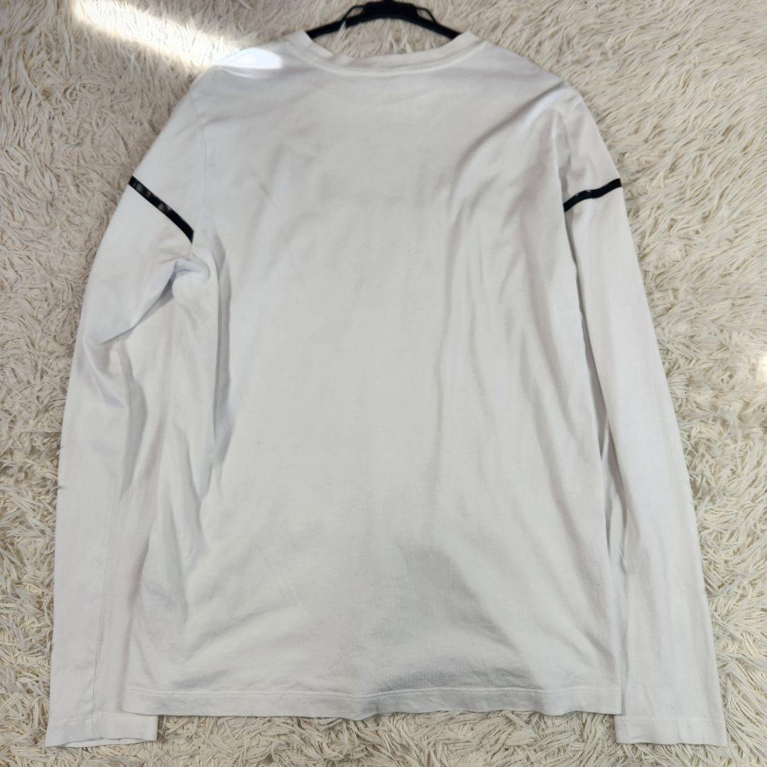 美品 MONCLER ロンT 2022 カットソー ロングスリーブ ロゴワッペン