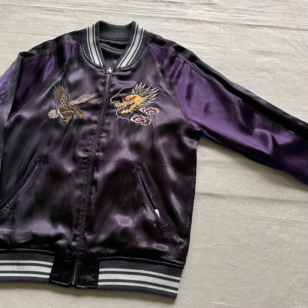 AVIREX スカジャン ドラゴン タカ刺繍