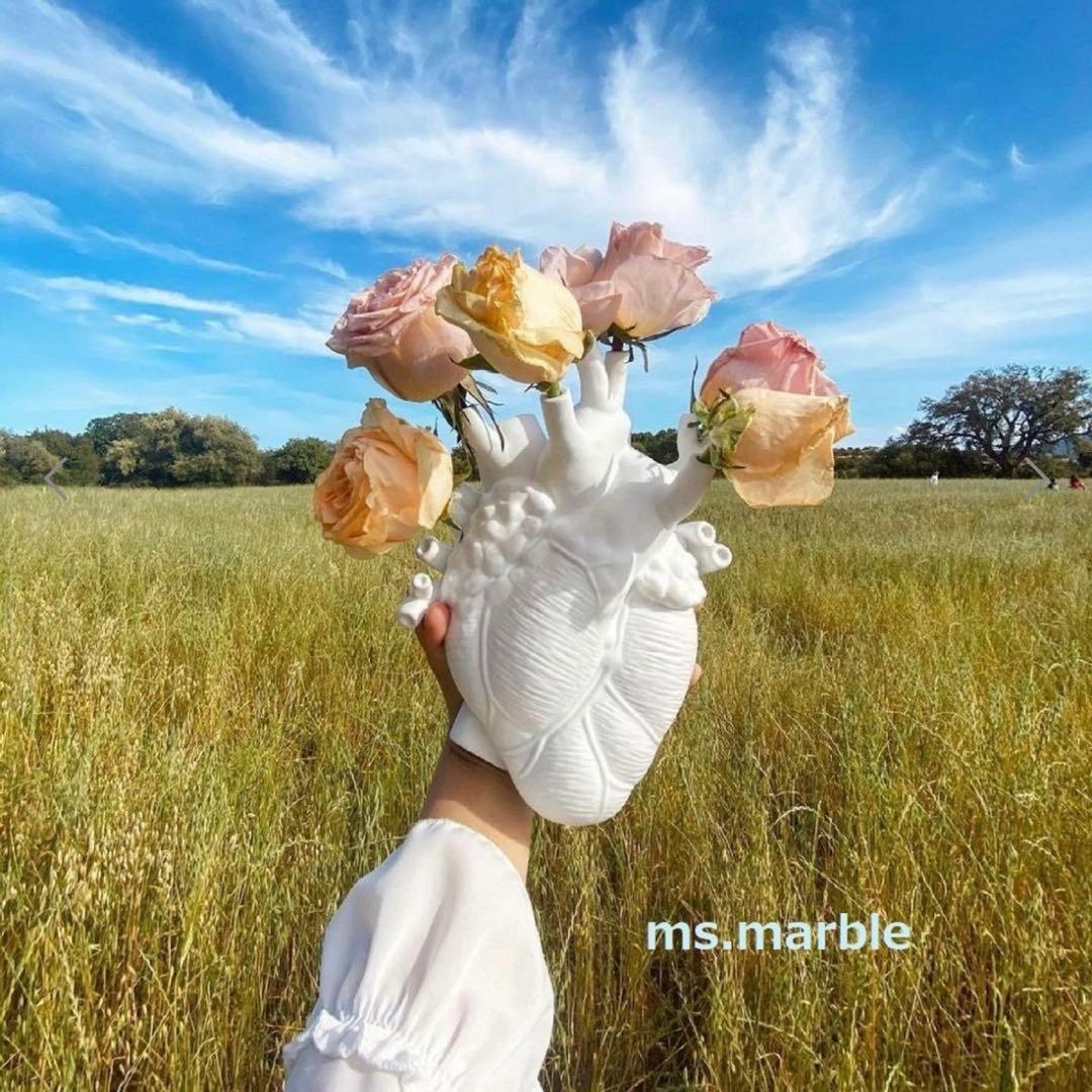 美品SELETTI セレッティLOVE IN BLOOM 心臓フラワーベース花瓶