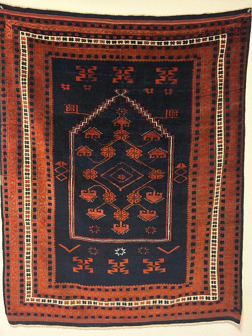 【一点物】最終値下げ貴重ヤージュベディルアンティーク絨毯トライバルラグ