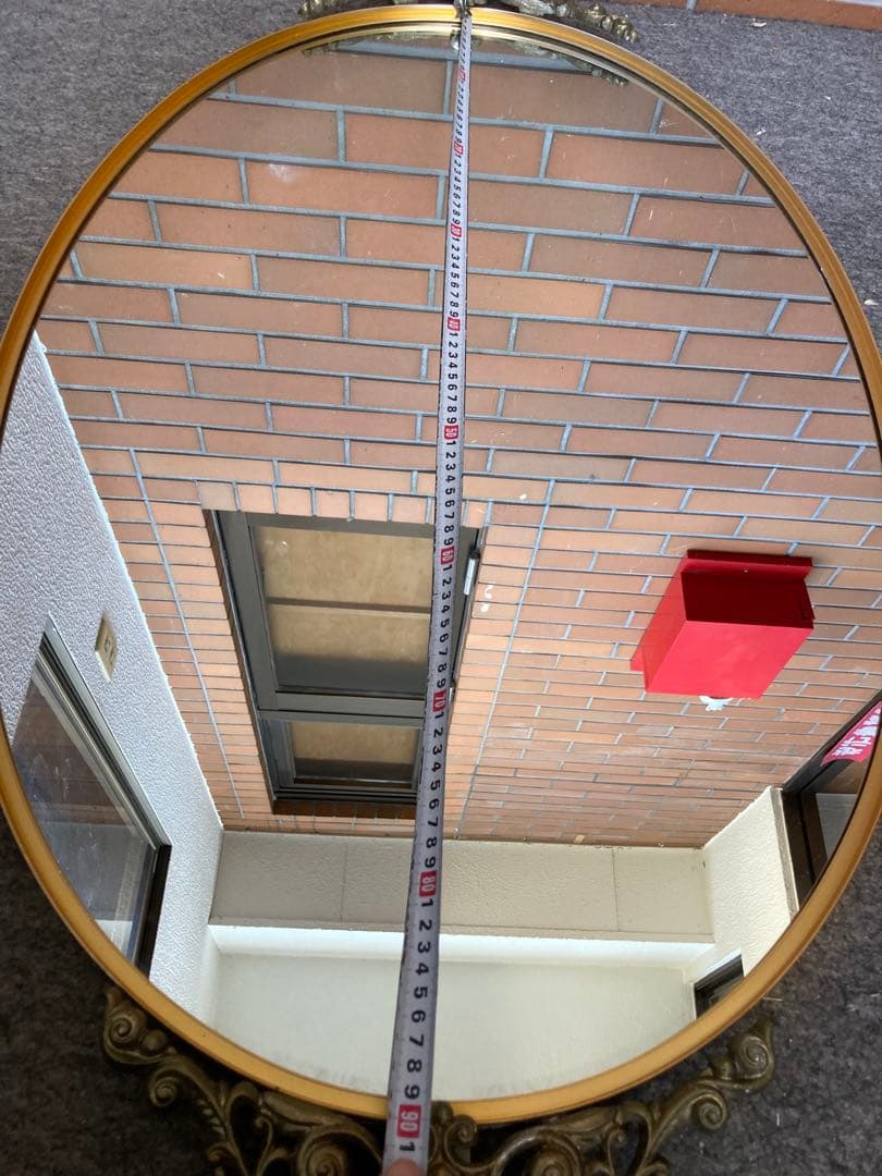 g アンティークミラー　アンティーク調　壁掛けミラー　壁掛けインテリア　ロココ調