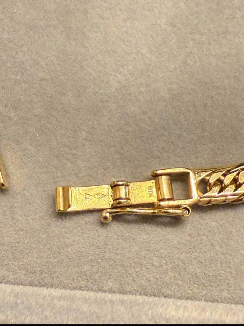 最終値下げ‼️K18 Mカット喜平 ブレスレット 10.3g 16cm 6面ダブル