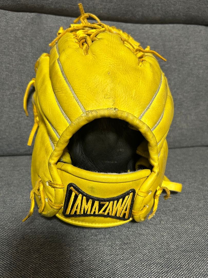 タマザワ 両手投げ 軟式グローブ TG-WH20イエロー 左右 TAMAZAWA