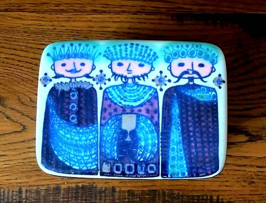 ロイヤルコペンハーゲン テネラ Tenera 3人の王様 バター ケース