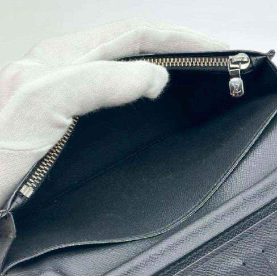 ルイヴィトン 長財布 モノグラム 黒 ポルトフォイユ ブラザ エクリプス