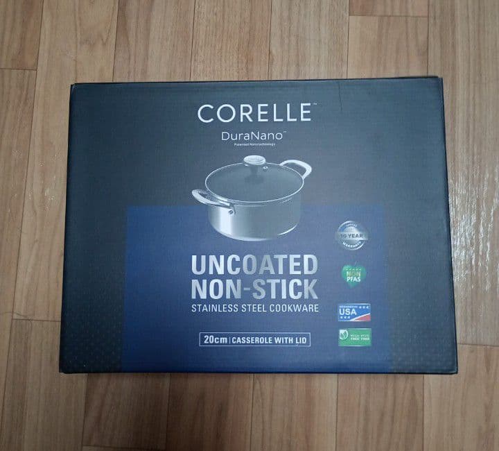 CORELLE DuraNano 20cm 鍋 蓋付き