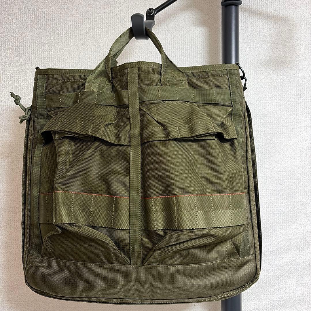 【極美品】ビームスプラス別注 BRIEFING COCKPIT BAG オリーブ