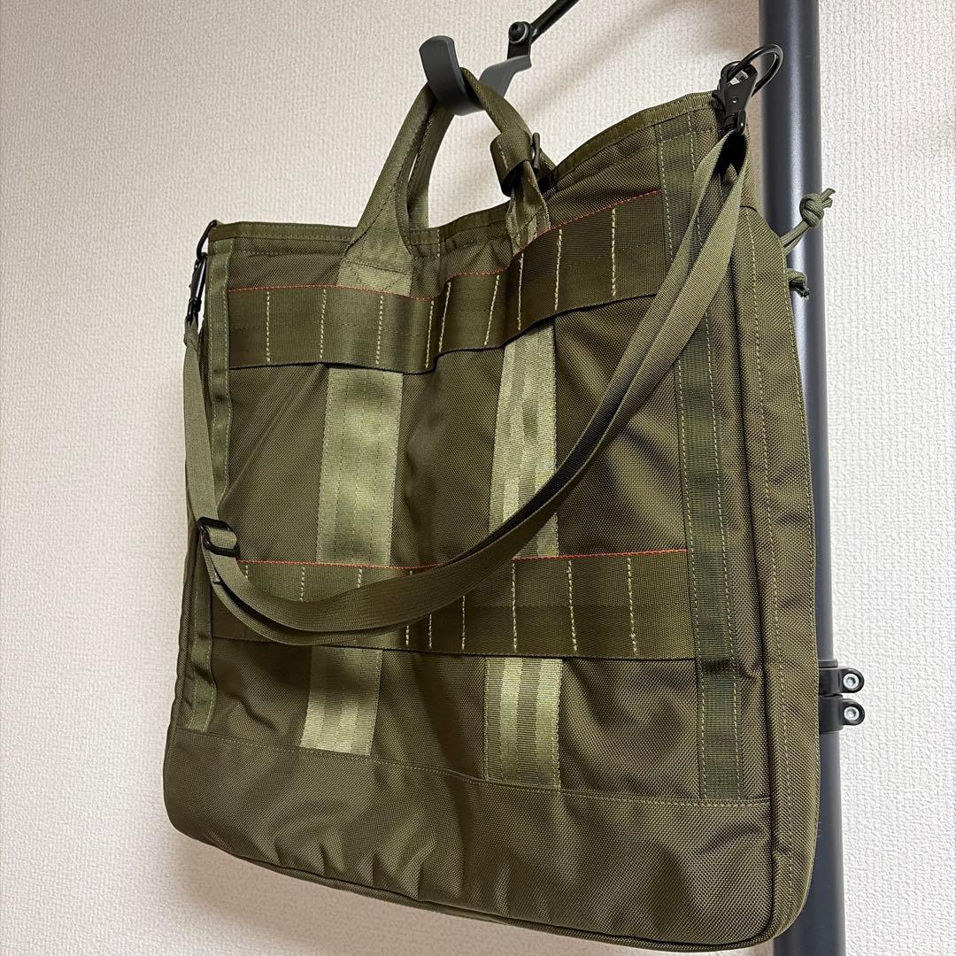【極美品】ビームスプラス別注 BRIEFING COCKPIT BAG オリーブ