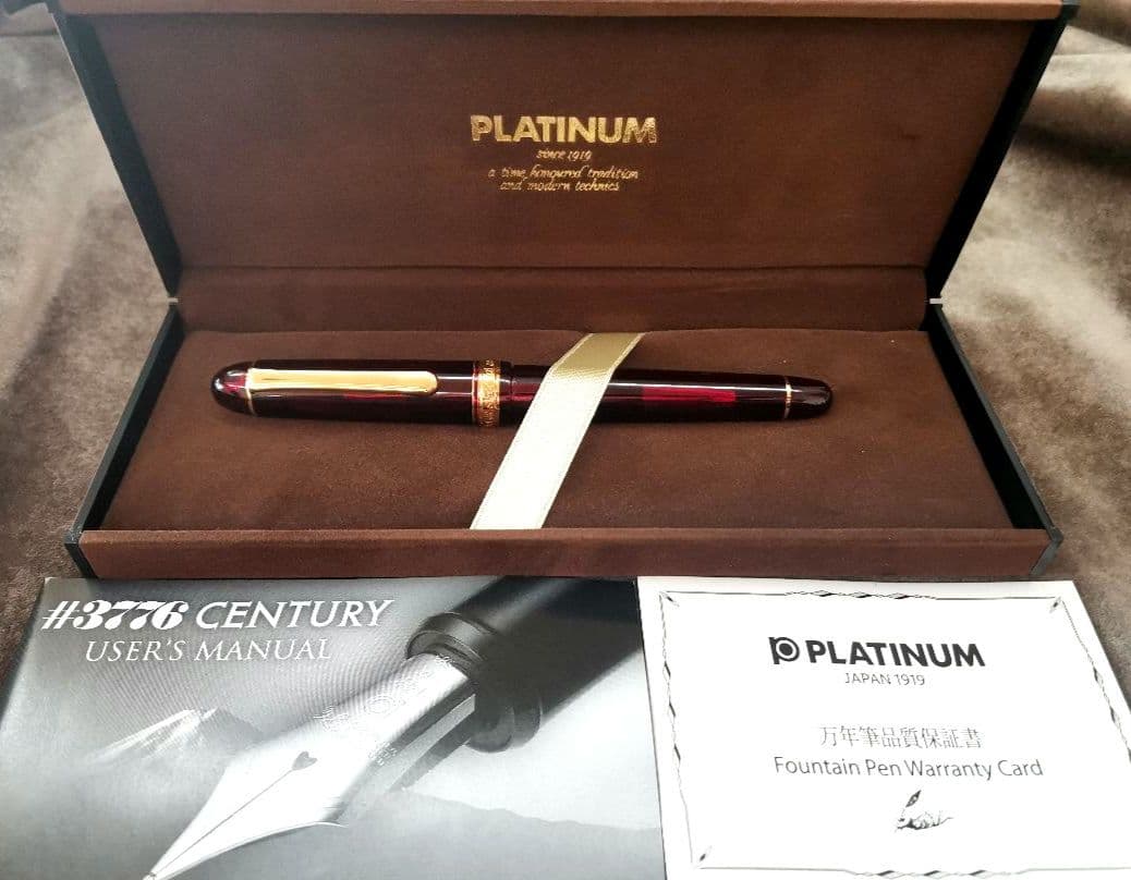 【美品】プラチナ PLATINUM #3776 CENTURY ブルゴーニュ M