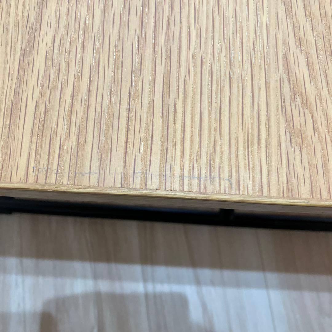 無印良品　120cm幅 折りたたみローテーブル オーク材　送料込