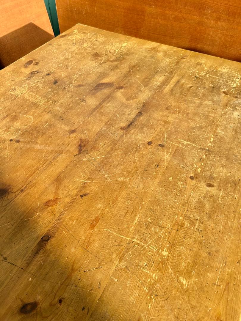 722 ダイニングテーブル 引き出し4個付き 北欧カントリー 木製　ビンテージ