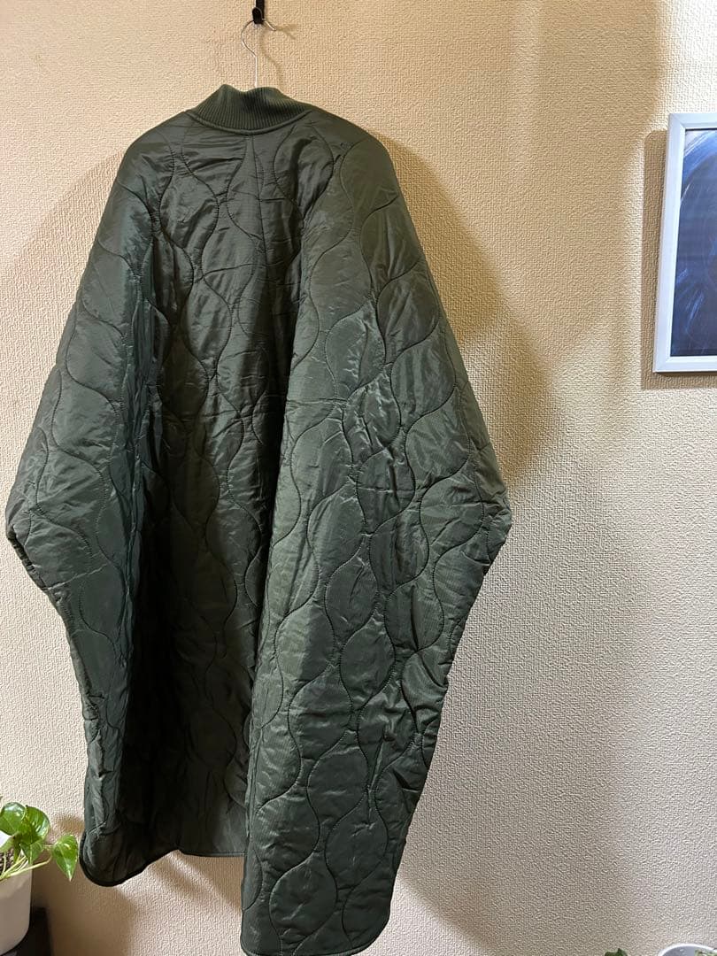 年末までSALE【antipua】キルティング MA-1ポンチョ 完売品◇カーキ