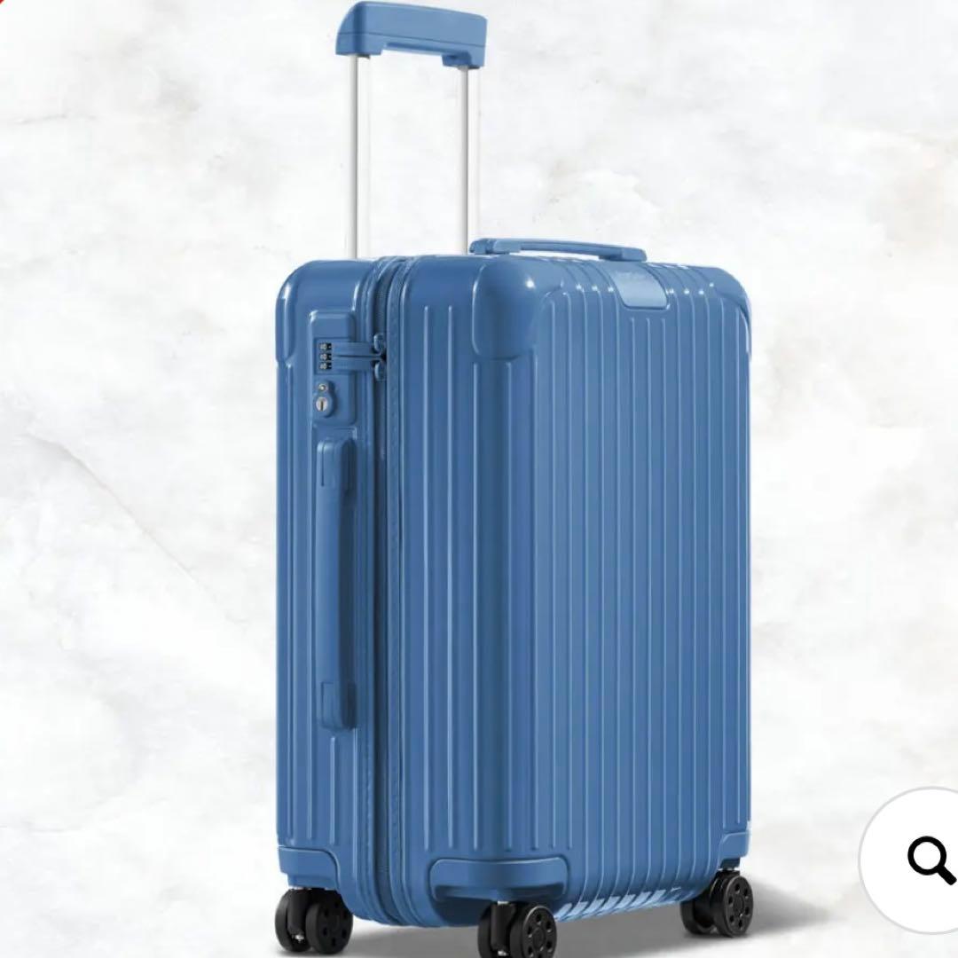 【美品】RIMOWA リモワ 4輪 スーツケース アズールブルー 機内持込み