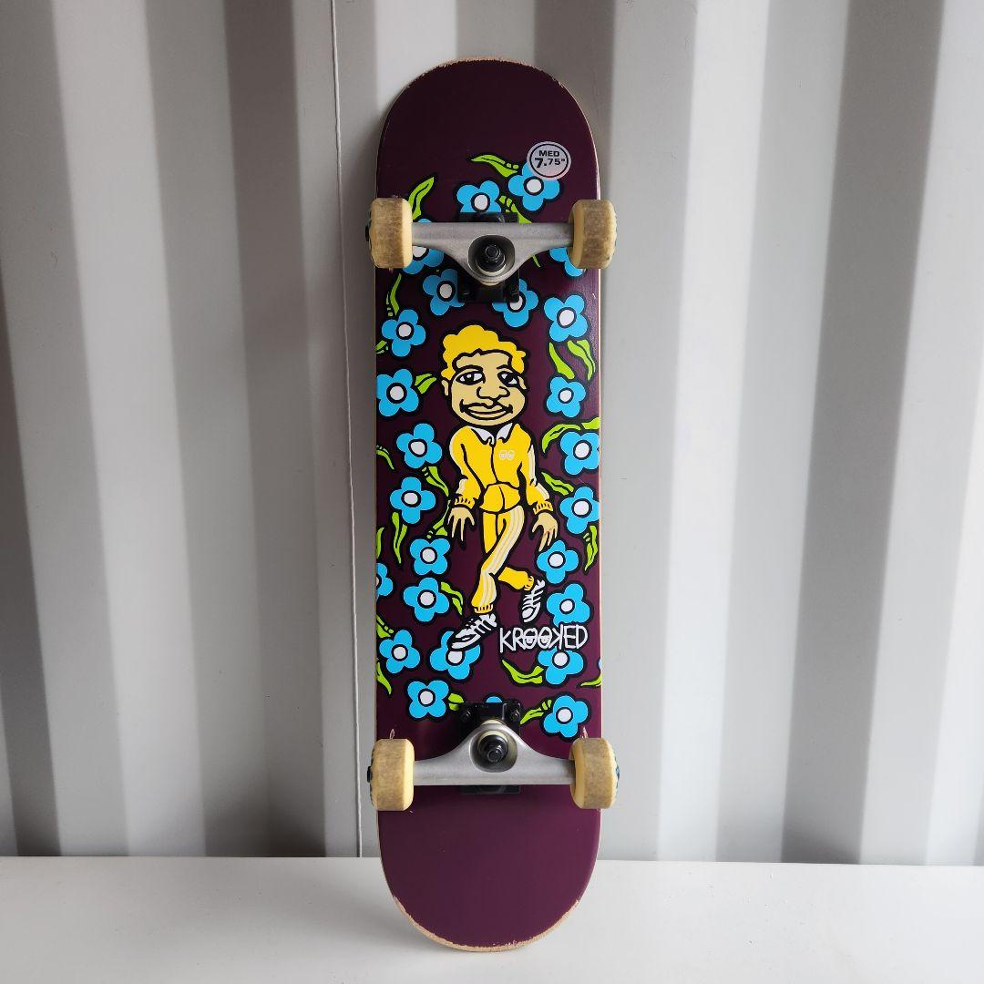 美品　KROOKED SKATEBOARD コンプリートセット　7.75インチ