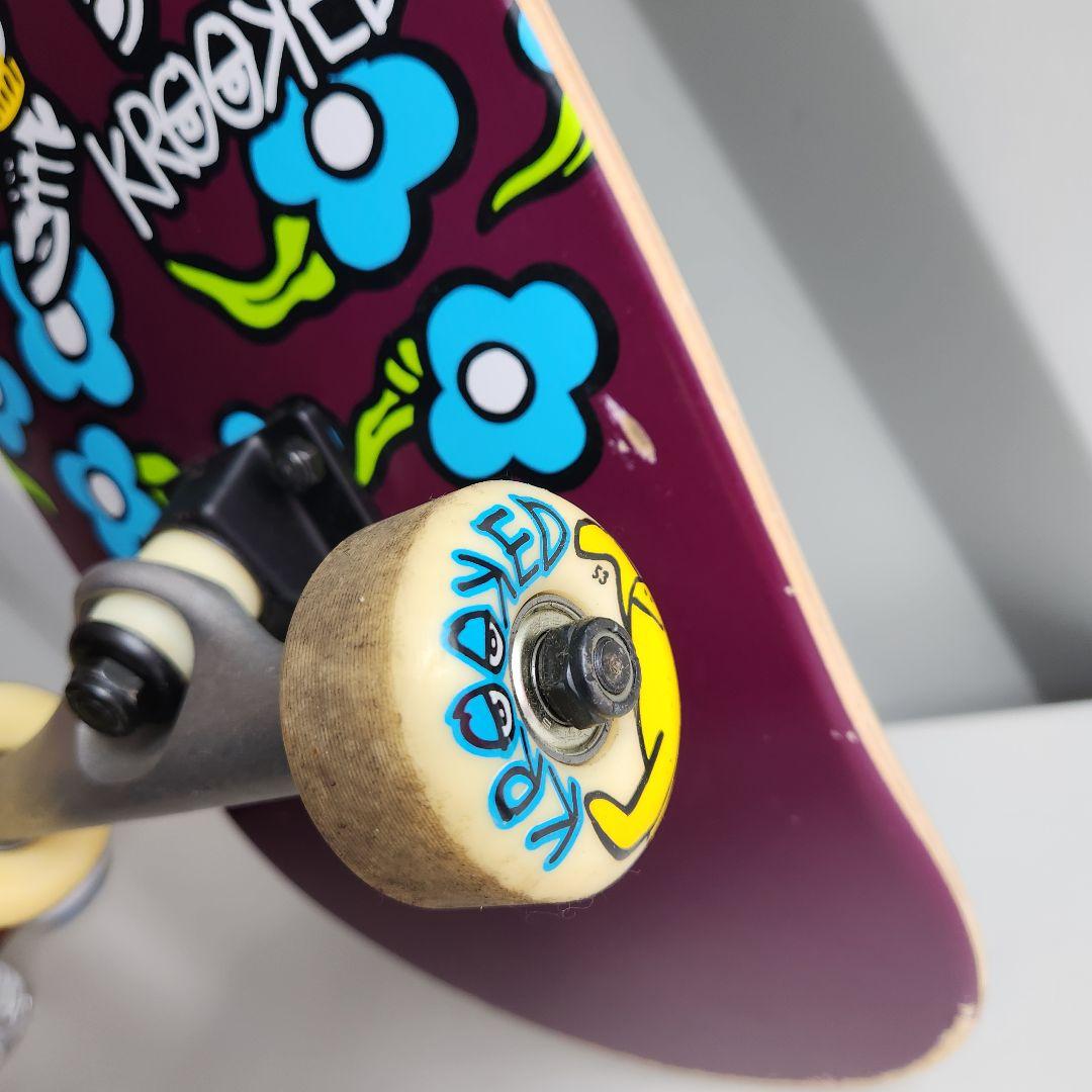 美品　KROOKED SKATEBOARD コンプリートセット　7.75インチ