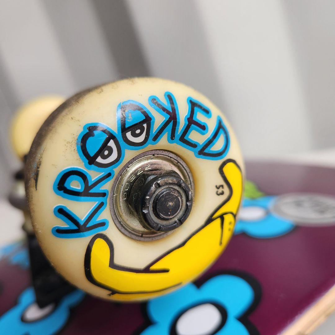 美品　KROOKED SKATEBOARD コンプリートセット　7.75インチ