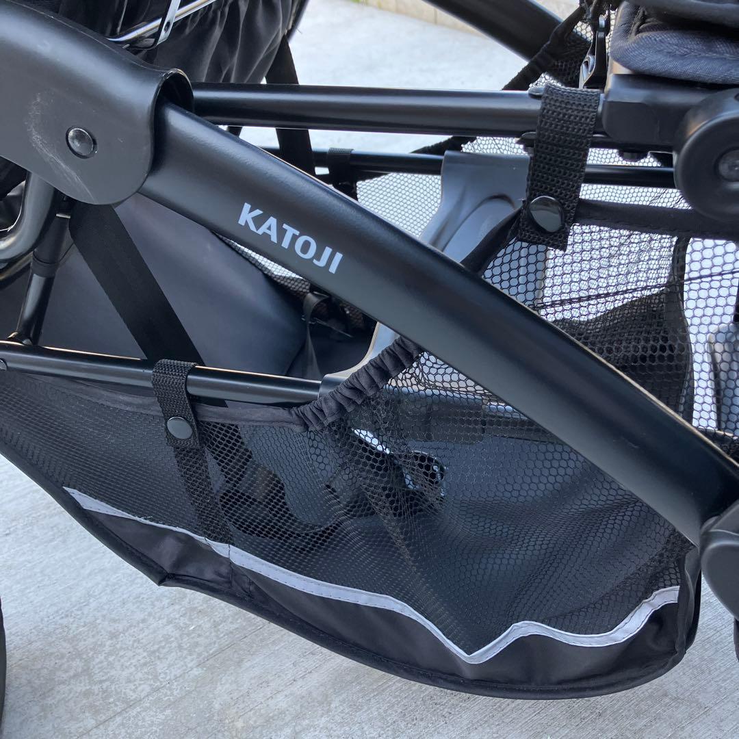 2人乗りベビーカー　2人でゴーDX KATOJI