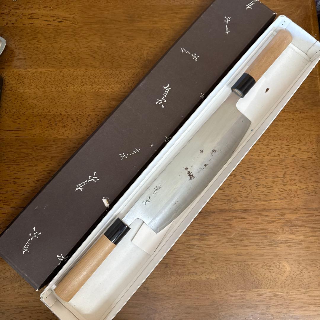 京都　有次　餅切り　包丁