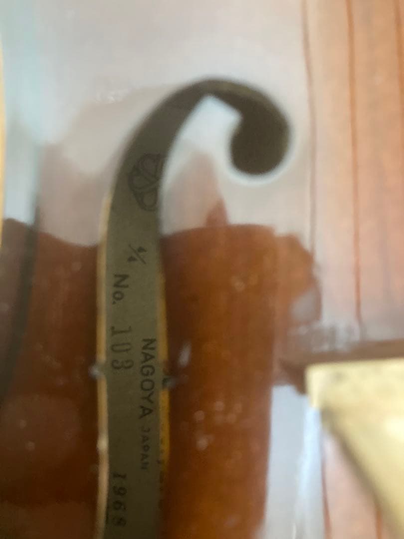 中古年代物SUZUKI バイオリン No103 Anno 1968 4/4