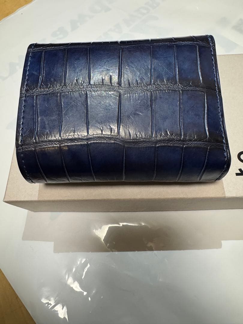 最終値下げ！WILDSWANS イーノ　藍染クロコ