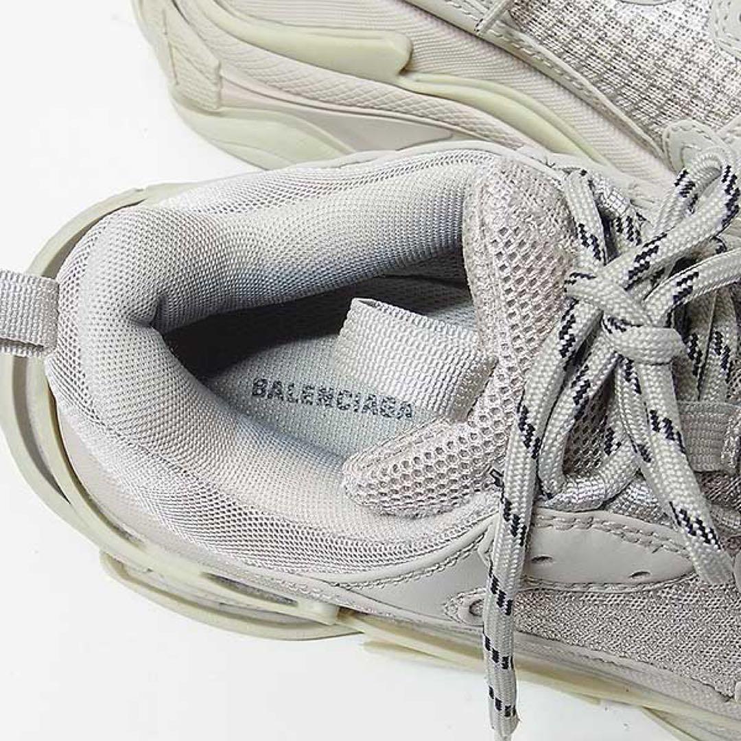 【BALENCIAGA】トリプルS スニーカー 37（24.5cm）グレー