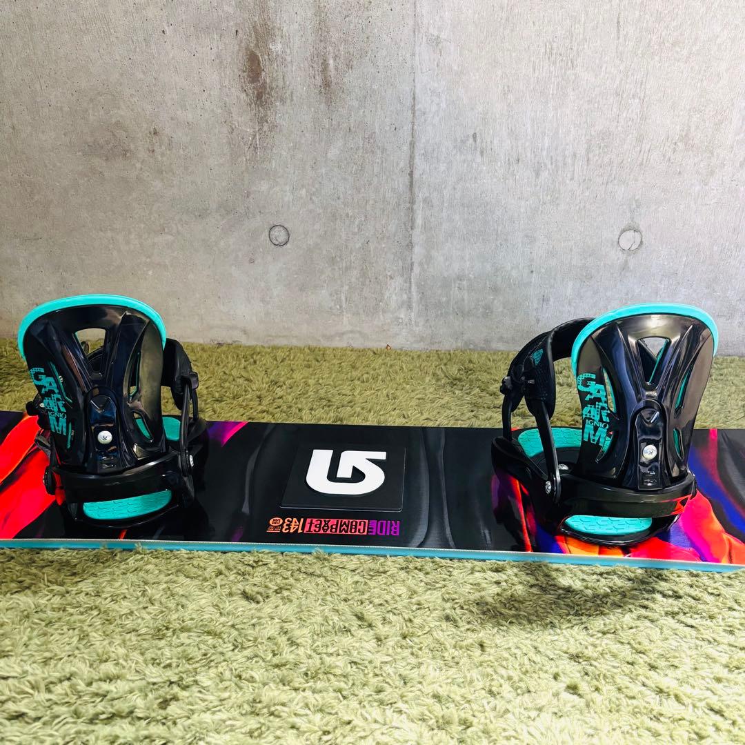 【美品♡レディース】 RIDE レディーススノーボード3点 143