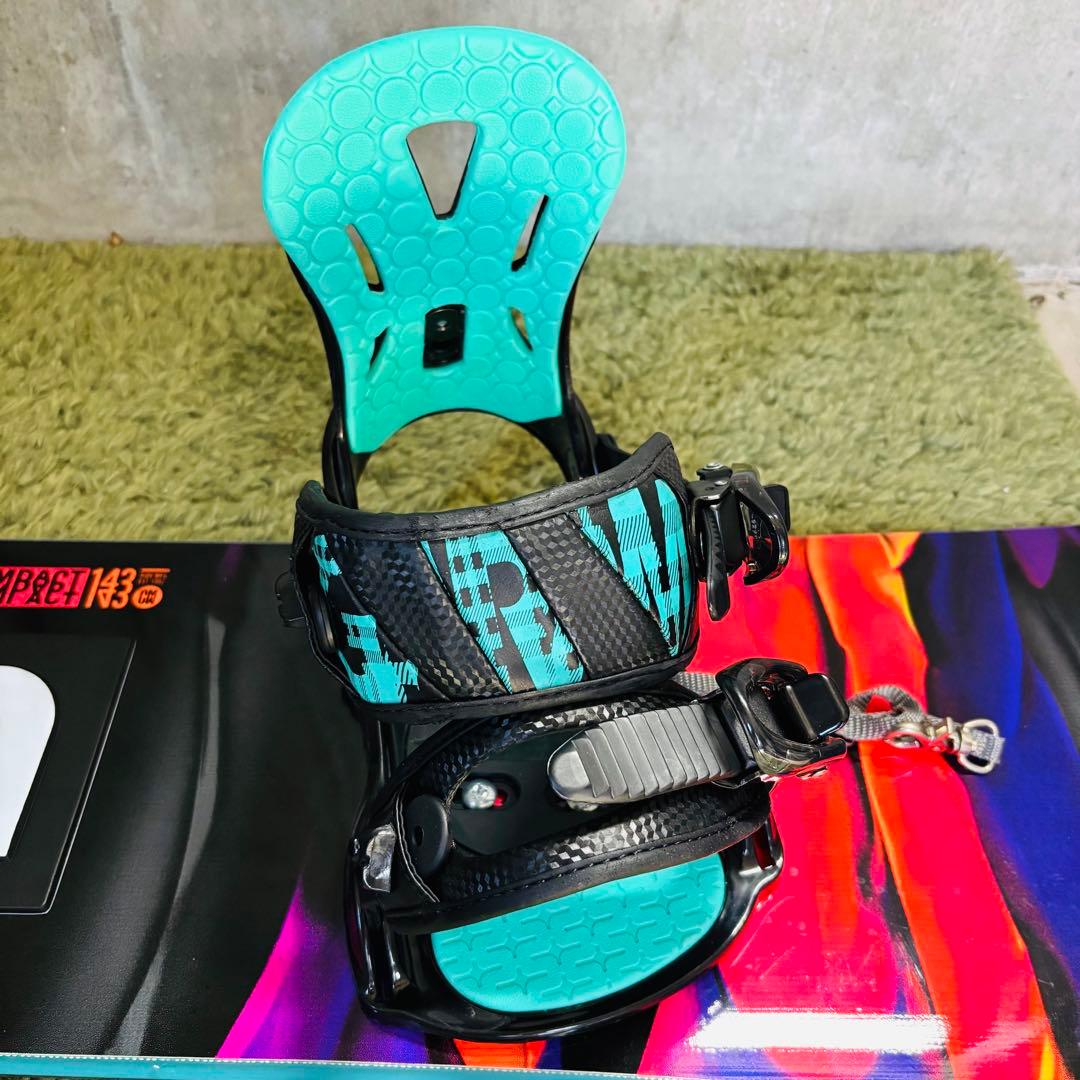 【美品♡レディース】 RIDE レディーススノーボード3点 143