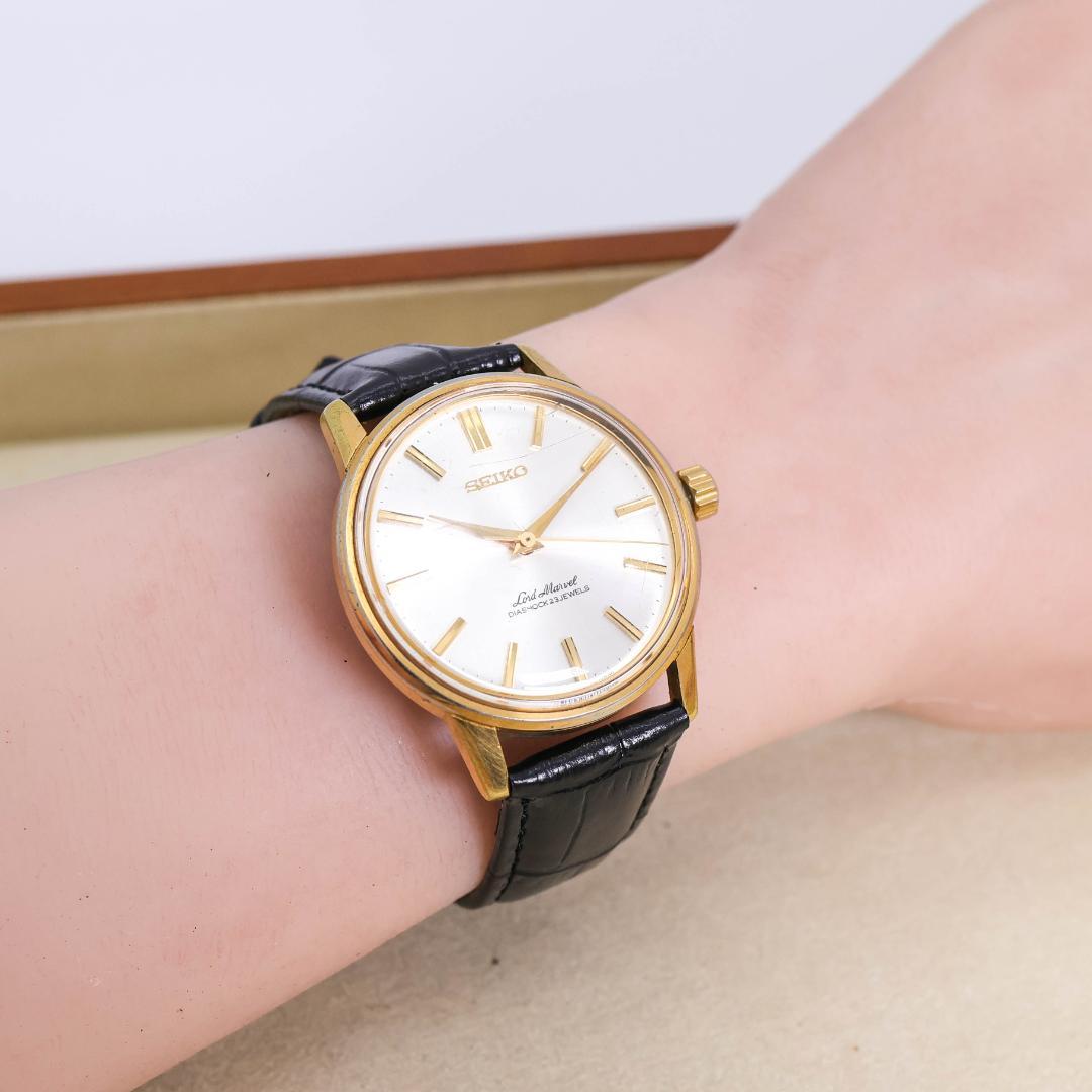 稼働 SEIKO ロードマーベル 腕時計 自動巻き 裏蓋タツノオトシゴ 2040