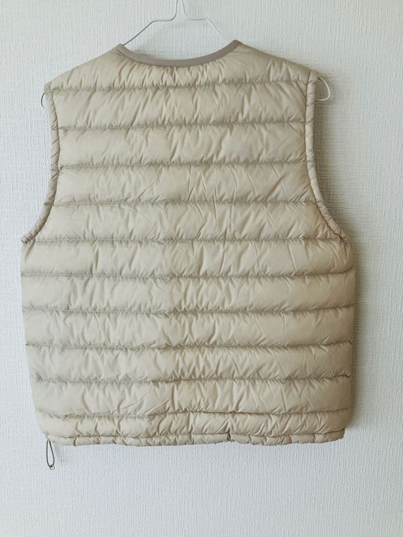 12/15まで出品❣️DANTON ベージュ ダウンベスト M