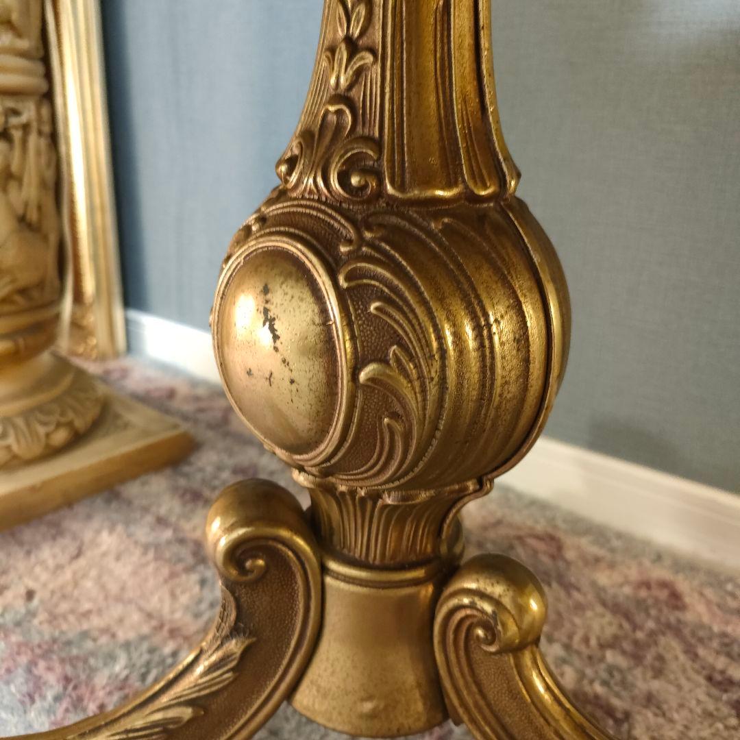 イタリアンヴィンテージ 大理石×真鍮装飾 ローテーブル