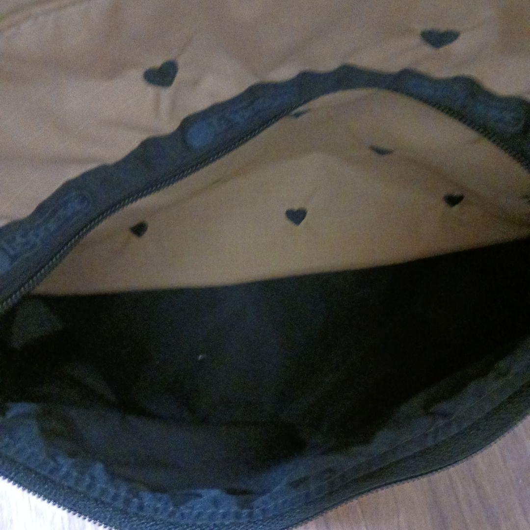 2720　レア　レスポートサック　リュック　ハート刺繍　ブラウン　極美品