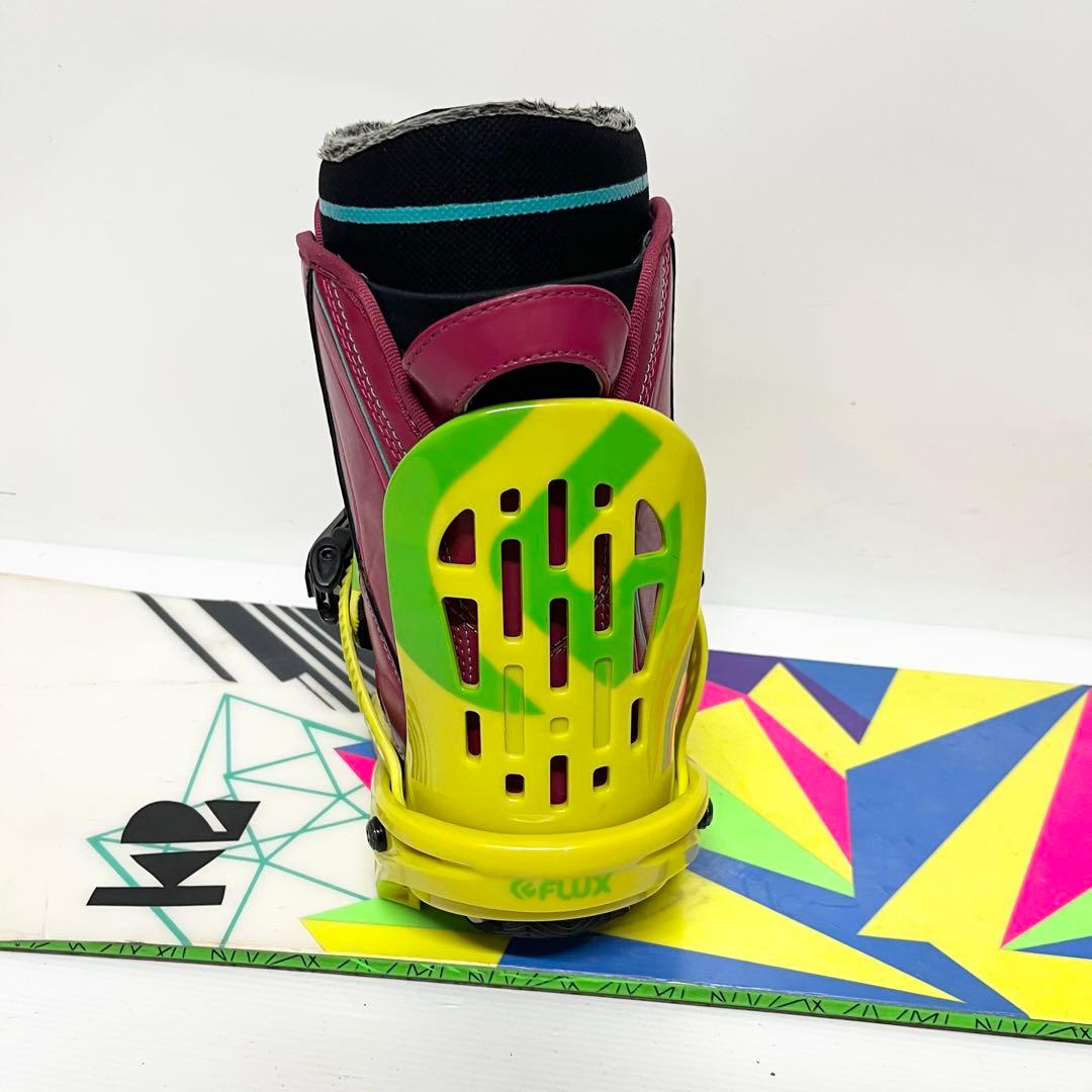 レディース　K2 FLUX スノボセット　フラックス　女性用　スノーボード　美品