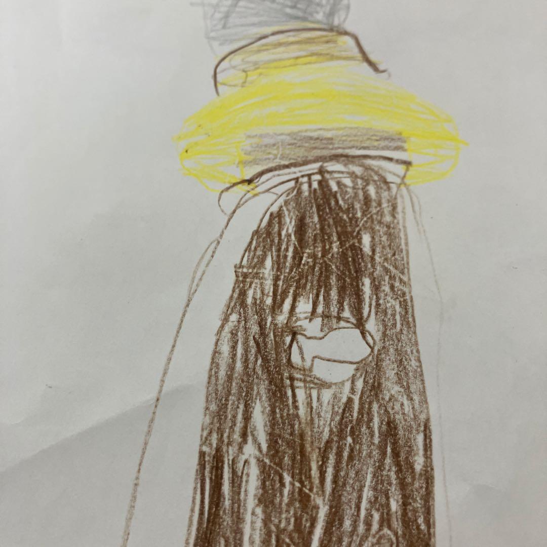 子供の作ったレッサーパンダの絵