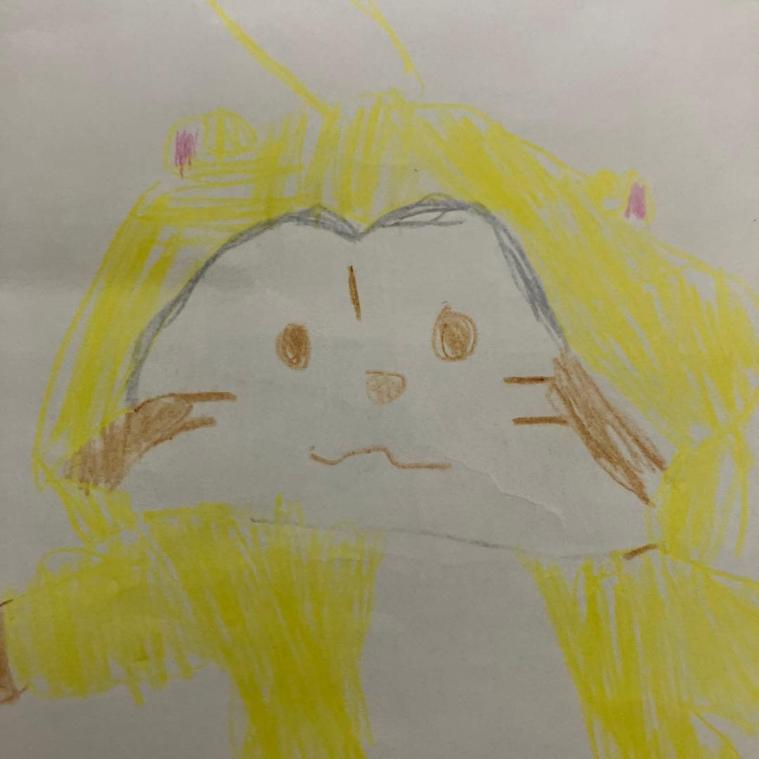 子供の作ったレッサーパンダの絵