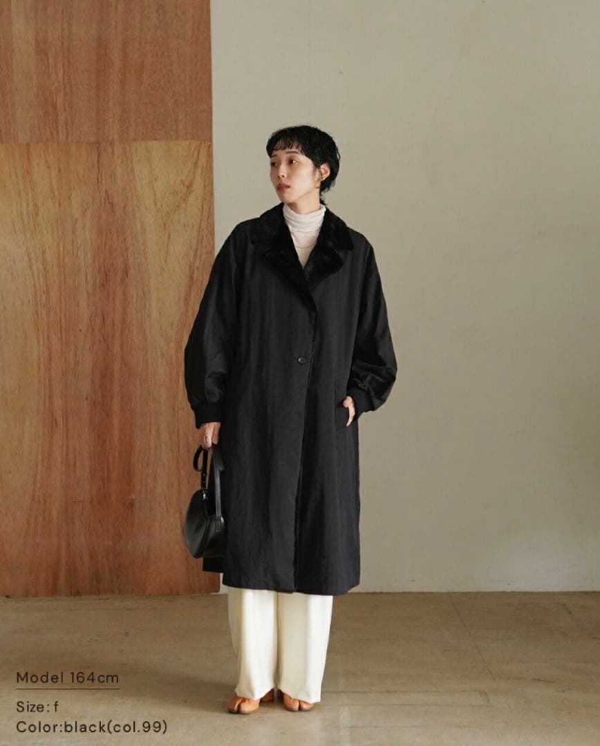 mizuiro ind ミズイロインド バックボアコート 裏ボア　 完売品