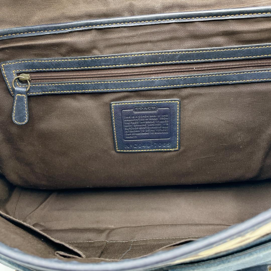 COACH スエード ソーホー シグネチャー トートバッグ　f462