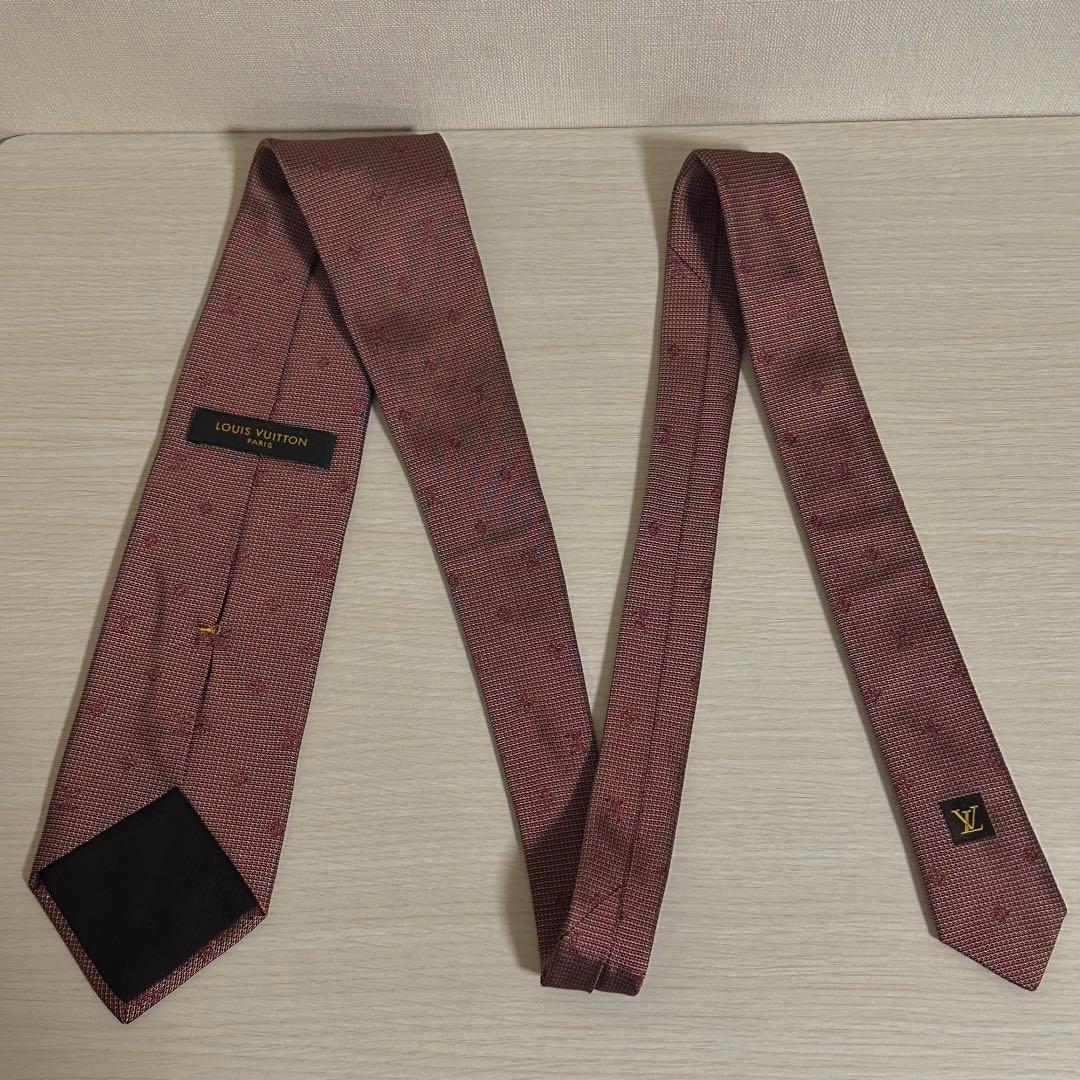 LOUIS VUITTON ルイヴィトン モノグラム イタリア製 ネクタイ