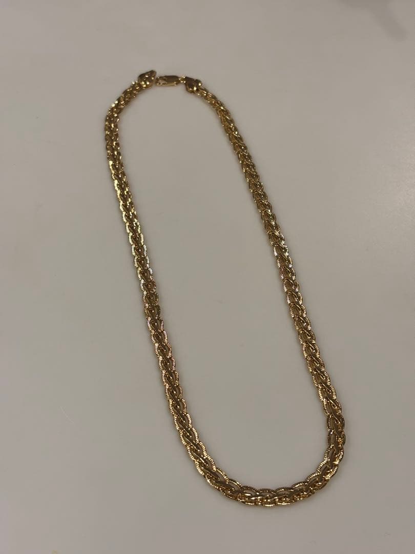 ゴールドネックレス ネックレス 750 ITALY 刻印あり遺品