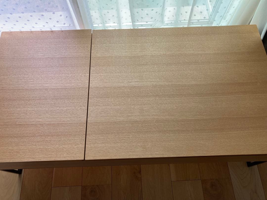 【美品】ニトリ　昇降リビングテーブル(Nヒバリ 120 LBR）