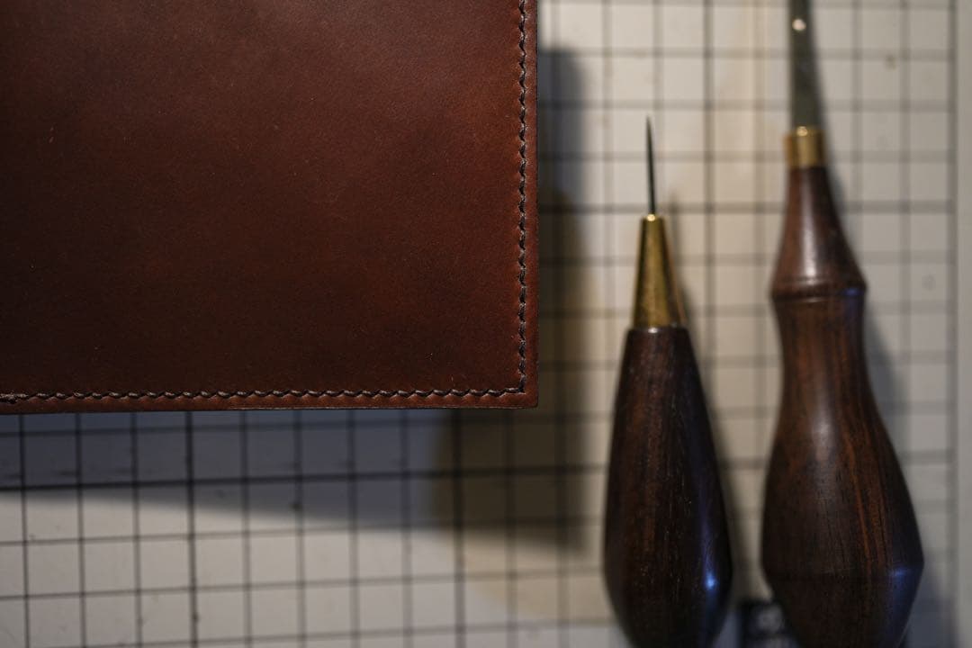 【早い者勝ち1点のみ値下げ】HORWEEN シェルコードバン　マネークリップ