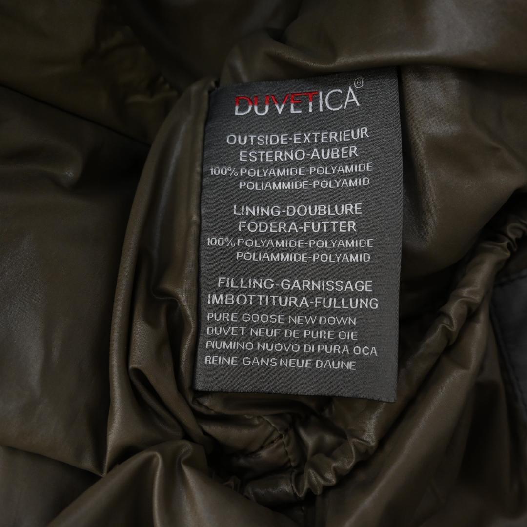 48599★冬 デュベティカ ダウンコート ラクーンファー ダークネイビー\"