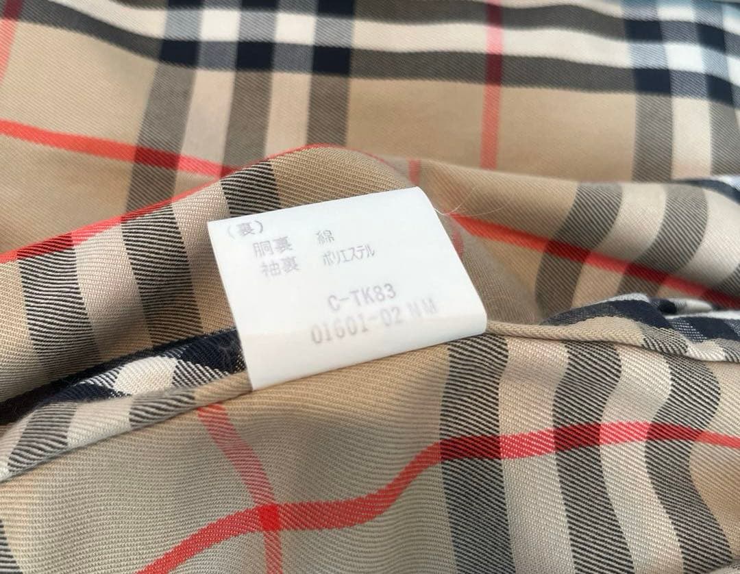 美品✨バーバリー　バーバリーズ　ステンカラーコート　ノバチェック　ベージュ　M